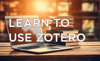 Learn to use Zotero in our self-paced tutorial